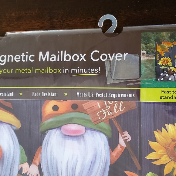 Fall Gnomes Humor Magnetic Mailbox Cover Autumn Patterned Pumpkins Standard - Picture 3 of 8